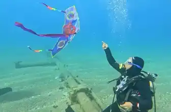 Dalışta Bulunan Uçurtma, Çocuğa Hediye Edildi