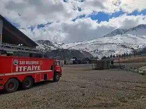 Davraz'da Kayak Sezonu İçin İtfaiye Ekibi Görevlendirildi