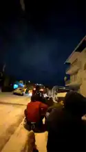 Yenişehir'de Kar Keyfi: Lastik Kayma Heyecanı!