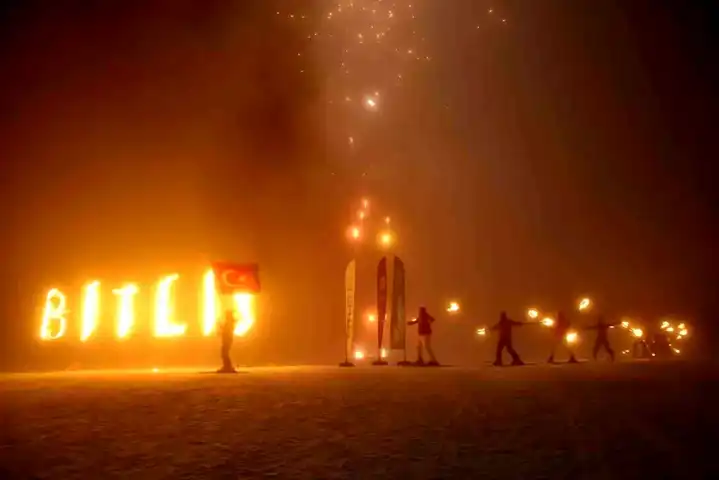 Bitlis'te 4. Kar Festivali Coştu!
