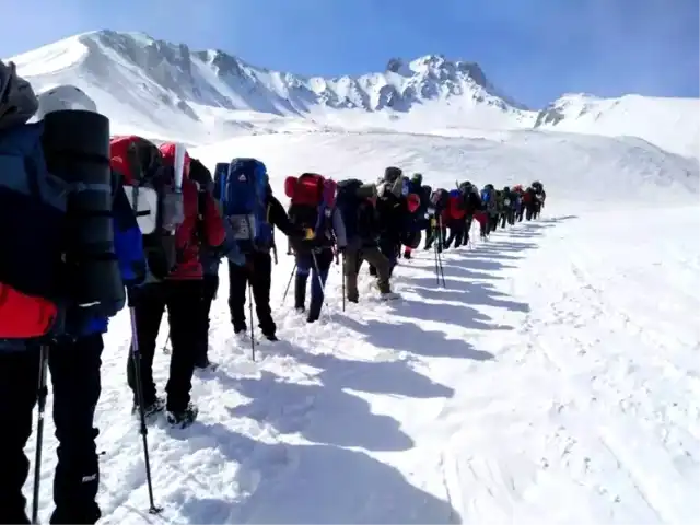Erciyes Dağı'nda Uluslararası Tırmanış Başarılı Oldu