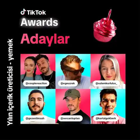 TikTok Awards Türkiye Oylaması Başladı!