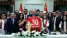 Erdoğan, Yüksekovaspor Kadın Futbol Takımını Kabul Etti